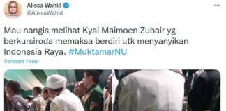 Alissa Wahid Kenang Momen Patriotik Mbah Moen di Muktamar NU Jombang