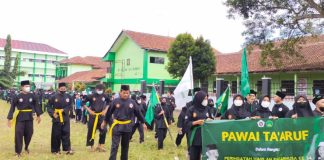 Pawai Taaruf dan Latgab Meriahkan Harlah Pagar Nusa dan Maruyung Cilongok