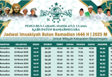 Link Download Jadwal Imsakiyah Banjarnegara Ramadhan 2025 M / 1446 H