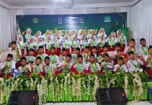 Doa dan Harapan Iringi Pelepasan Siswa MI Ma’arif NU 1 Pandansari