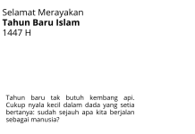 Khutbah Jumat Refleksi Bulan Muharram