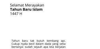 Khutbah Jumat Refleksi Bulan Muharram