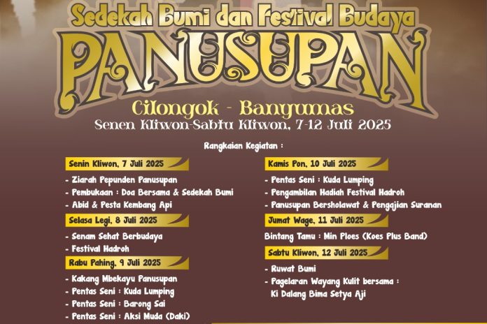 Agenda Sedekah Bumi dan Festival Budaya Panusupan 2025