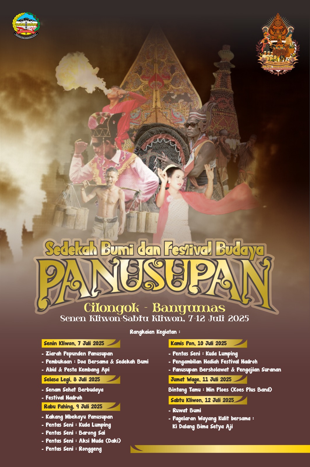 Sedekah Bumi dan Festival Budaya Panusupan Siap Digelar 7–12 Juli 2025