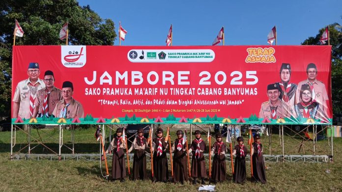 MI Ma’arif NU 1 Pandansari Ikut Semarakkan Jambore Sako Ma’arif NU Cabang Banyumas 2025