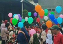 Terbangkan Balon Cita-Cita, MI Ma’arif NU 01 Pandansari Tutup Matsama