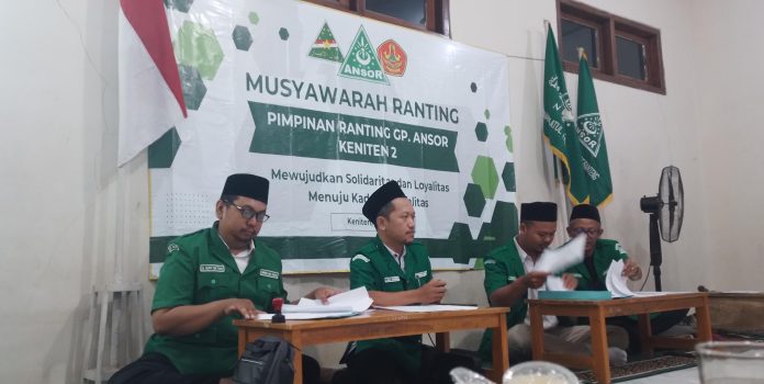 Satset dan Loyal, PAC GP Ansor Kedungbanteng Dorong Regenerasi Lewat Musyawarah Ranting