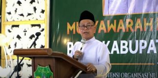 Rois Syuriah PCNU Banyumas Ingatkan Wasiat KH Ali Maksum dalam Khutbah Iftitah Musker II PCNU Banyumas