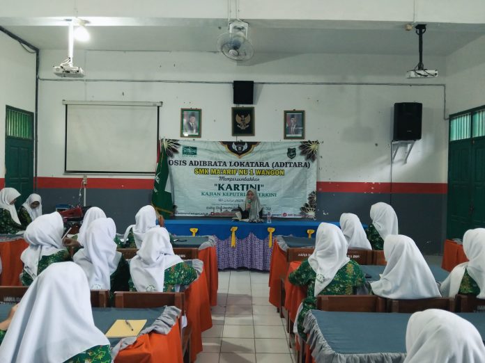 Jumat Religius di SMK Ma’arif NU 1 Wangon, Ada Istighosah Hingga Kajian KARTINI