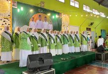 Paduan Suara Fatayat NU Purwokerto Barat Warnai Pembukaan Muskercab PCNU Banyumas