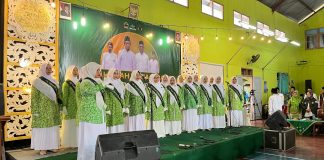 Paduan Suara Fatayat NU Purwokerto Barat Warnai Pembukaan Muskercab PCNU Banyumas