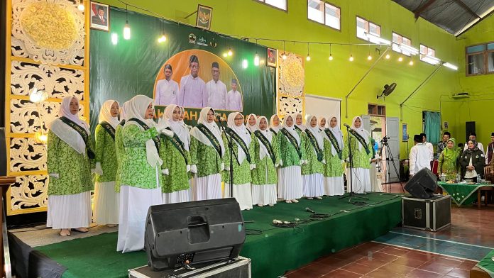 Paduan Suara Fatayat NU Purwokerto Barat Warnai Pembukaan Muskercab PCNU Banyumas