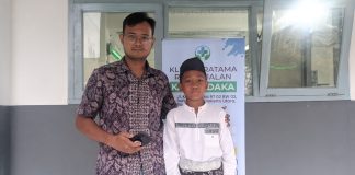 Kenzi, Salah Satu Peserta Khitanan Masal LKKNU Banymas dari Kalibagor