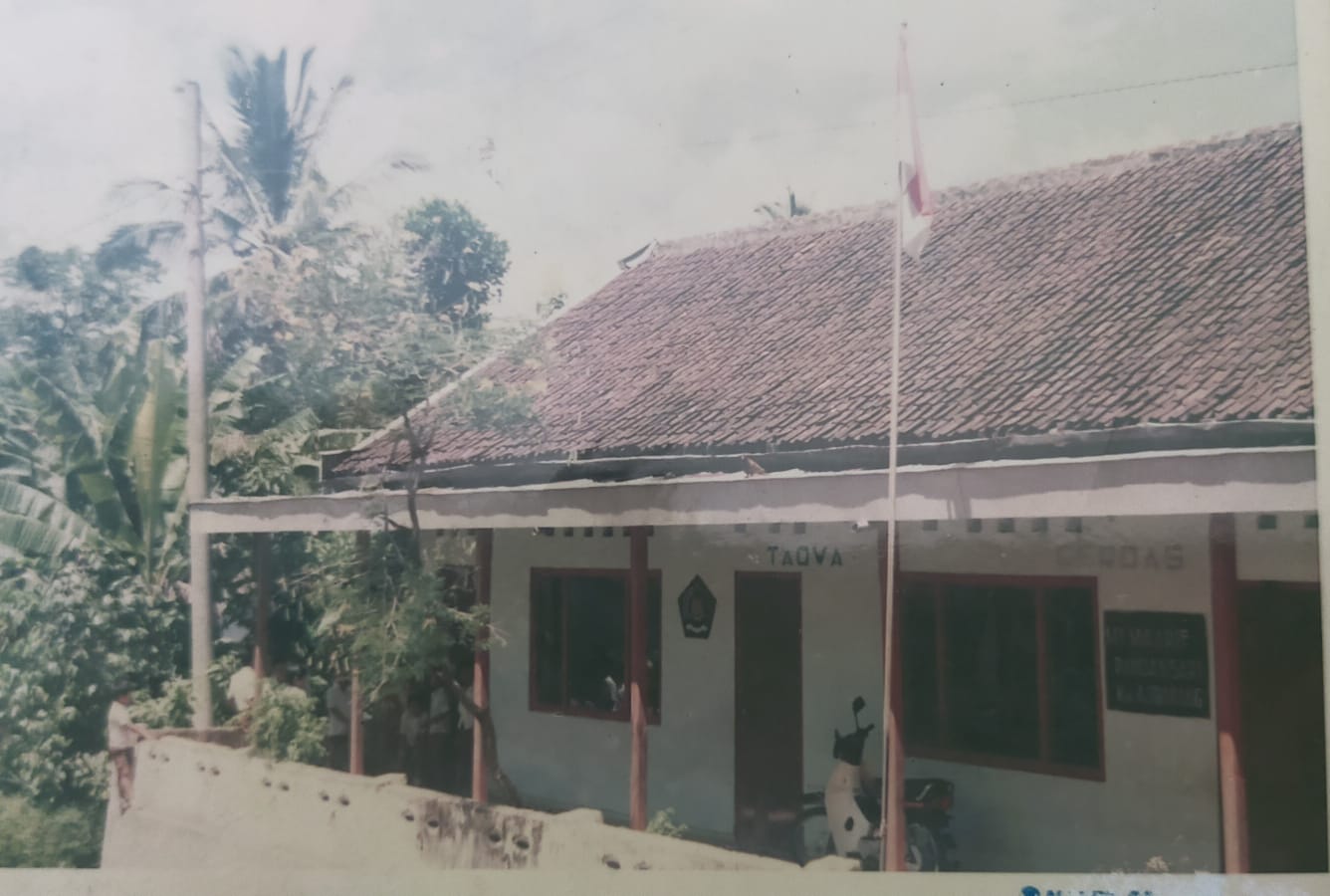 Tak Banyak yang Tahu, MI Ma’arif NU 01 Pandansari Berawal dari Madrasah Sederhana di Rumah Warga Gedung MI Ma'arif NU 1 Pandansari, Tahun 1965
