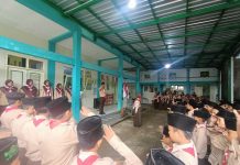 Apel Hari Pramuka di MI Ma’arif NU 01 Pandansari, Latih Disiplin dan Kepemimpinan Siswa