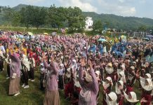 Penuh Warna dan Ceria, Ribuan Anak TK RA dan KB NU Ajibarang Meriahkan Hari Santri 2025 dengan Senam Bersama”