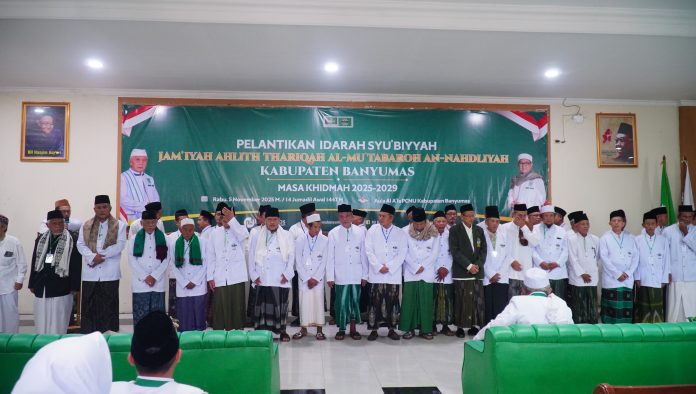 Resmi Dilantik, Ini Susunan Idarah Syu'biyyah JATMAN Banyumas Masa Khidmat 2025-2029