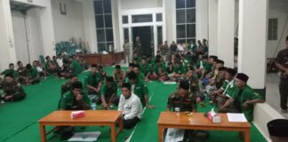 Peringati Harlah NU, Ansor Kedungbanteng Gelar Istighosah dan Doa Bersama
