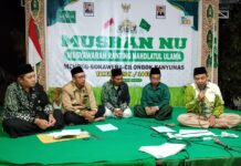 Aklamasi, Duet Kiai Ini Kembali Pimpinan NU Ranting Menceg Sokawera 2026-2031