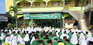 Satu Abad NU, MI Ma’arif NU 1 Dawuhan Wetan Gelar Istighosah dan Doa Bersama