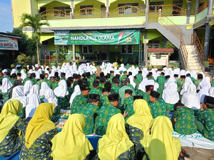 Satu Abad NU, MI Ma’arif NU 1 Dawuhan Wetan Gelar Istighosah dan Doa Bersama