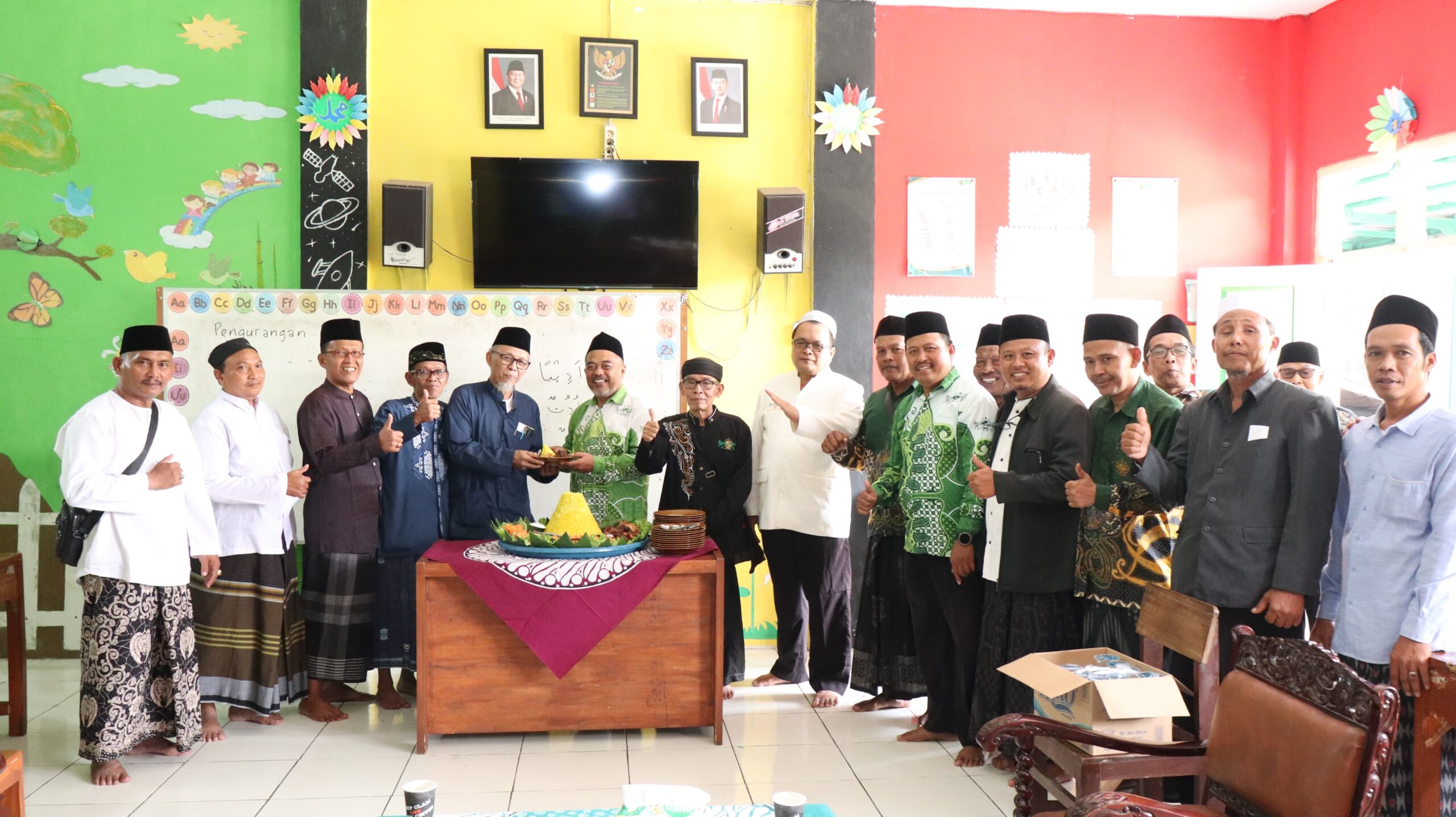 Tumpengan, Refleksi Harlah 1 Abad MWCNU Ajibarang Ahad, (1/2/2026) di MI Ma'arif NU 01 Pandansari