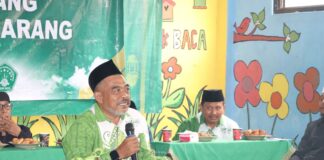 Ketua Tanfidziyah MWCNU Ajibarang H Slamet Ibnu Ansori