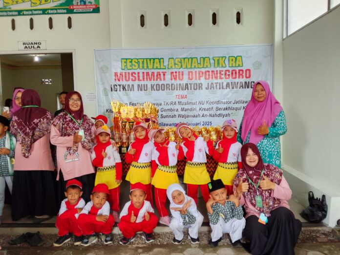Sukses Digelar, Festival Aswaja RA-TK Diponegoro Jatilawang Kirim Delegasi ke Tingkat Kabupaten
