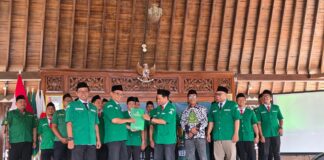 Pengukuhan Pengurus PAC Ansor Ajibarang Ahad, (8/2/2026) di Pendopo Kecamatan Ajibarang