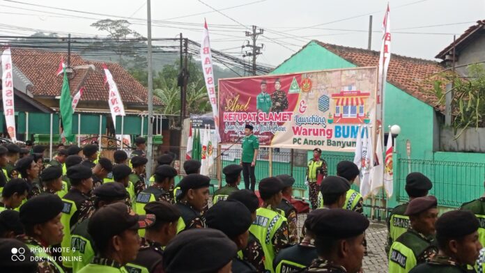 Gelar Apel Ketupat Slamet, Banser Banyumas Siap Amankan Mudik Lebaran