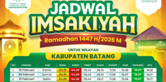 Download Jadwal Imsakiyah Ramadhan 1447 H/ 2026 M Wilayah Batang