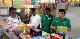 Geliat Ekonomi Ansor, Sekjen PP GP Ansor Resmikan Warung BUMA di Banyumas