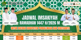 Jadwal Imsakiyah Ramadhan 1447 H / 2026 M Wilayah Purbalingga