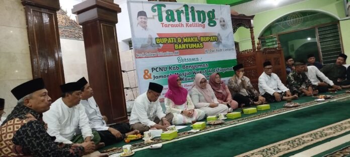 Kompak, Bupati Banyumas dan PCNU Gelar Tarling Bersama di Masjid Al Istiqomah Purwokerto Timur