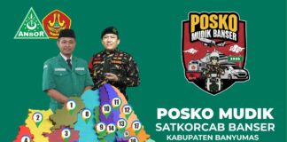 Siap Layani Pemudik, Banser Banyumas Dirikan 27 Posko Mudik di Berbagai Titik Strategis