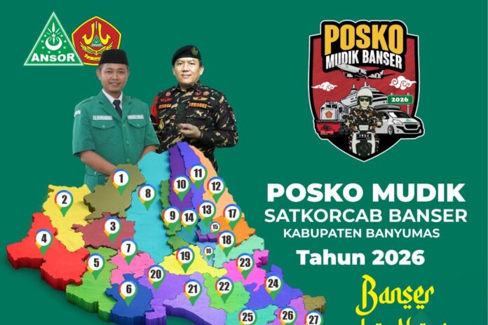 WhatsApp Image 2026-03-15 at 21.16.52 Siap Layani Pemudik, Banser Banyumas Dirikan 27 Posko Mudik di Berbagai Titik Strategis