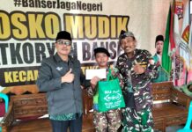 NU Banyumas Kunjungi Posko Mudik Banser, Salurkan Sembako dan Logistik untuk Petugas