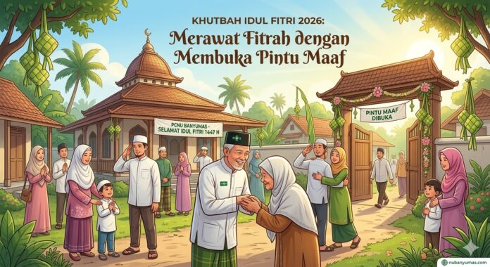 khutbah idul fitri 2026 fix Khutbah Idul Fitri 2026: Merawat Fitrah dengan Membuka Pintu Maaf