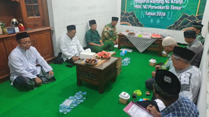 Sugiharto-Kiai Imam Danuri Pimpin NU Ranting Kranji 2026–2031