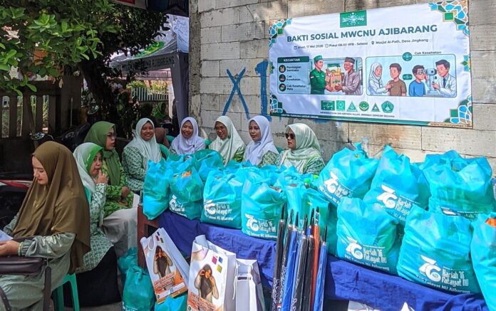 Gelar Baksos di Jingkang NU Ajibarang Salurkan Ratusan Paket Sembako dan Berikan Layanan Kesehatan Gratis untuk Warga