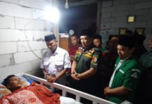 Kehilangan Kedua Tangannya Saat Mencari Nafkah, Kader Banser Kedungbanteng Dapat Dukungan Moril dan Materiil dari Ansor Banyumas
