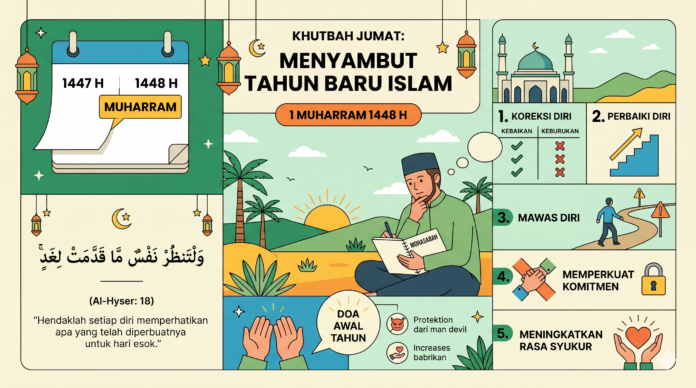 khutbah sakdun Khutbah Jumat: Menyambut Tahun Baru Islam 1 Muharram 1448 H