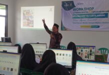 MTs Ma’arif NU 1 Jatilawang Bekali Guru dan Karyawan Keterampilan Desain Grafis dan Editing Video