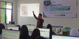MTs Ma’arif NU 1 Jatilawang Bekali Guru dan Karyawan Keterampilan Desain Grafis dan Editing Video