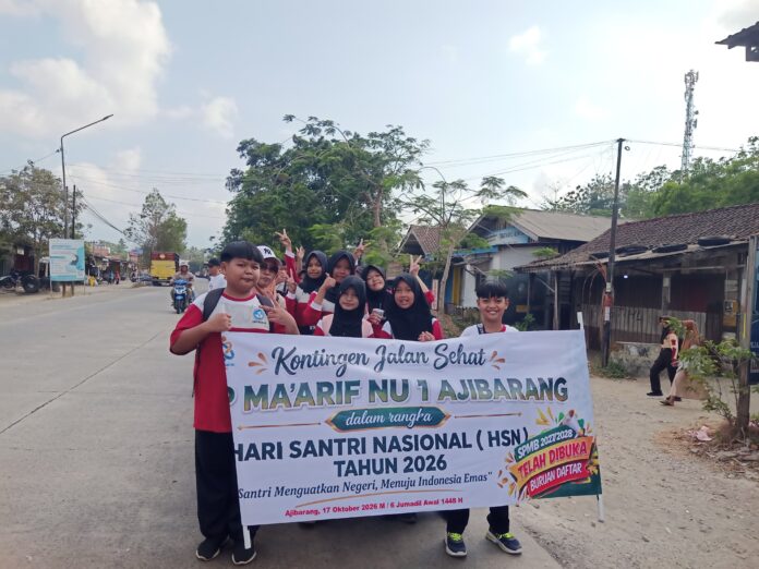 WhatsApp Image 2026-10-20 at 19.01.52 Sambut Hari Santri 2026, MWC NU Ajibarang Gelar Jalan Sehat Berhadiah Sepeda Listrik hingga Kambing